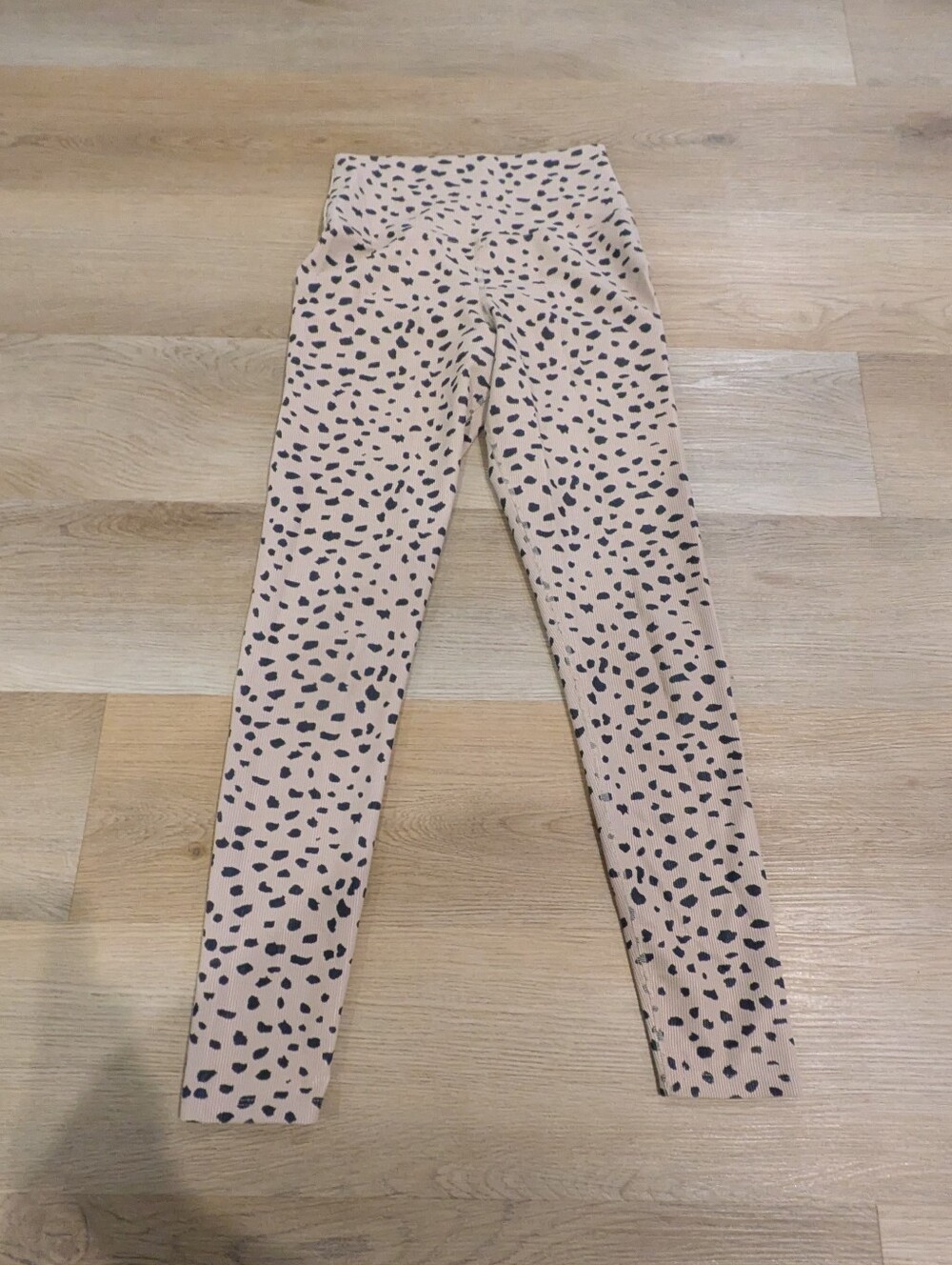 Beach Riot Leggings Spotted Ribbed Size S
